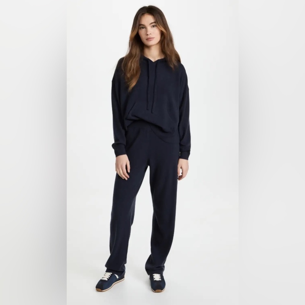sweaty betty cozy cashmere pants navy blue